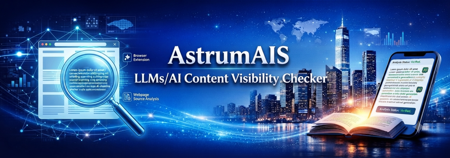About AstrumAI - LLMs/AI Content Visibility Checker